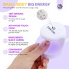 Saviland Mini Nail Lamp, Quick-Dry Gel Nail Lamp 16W, Portable