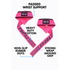 TOPAZ Weight Lifting Straps for Deadlifts – Padded Wrist Support,