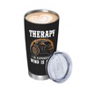 FUWERMON Therapy Is Expensive Wind Is Free Stainless Steel Tumbler