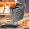 PR Print Royal Stainless Steel Hip Flask with Engraving -