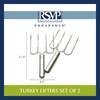 RSVP International Endurance® Stainless Steel Turkey & Roast Lifters, Set