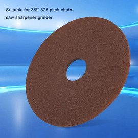 Replacement Grinding Disc, 105 mm x 22 mm Sanding Disc Saw Chain Sharpener Accessories Suitable for 3/8 Inch 325 Pitch Chainsaw Sharpener