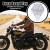 Tax Disc Permit Holder for Motorcycle - Hexagonal Tax Disc