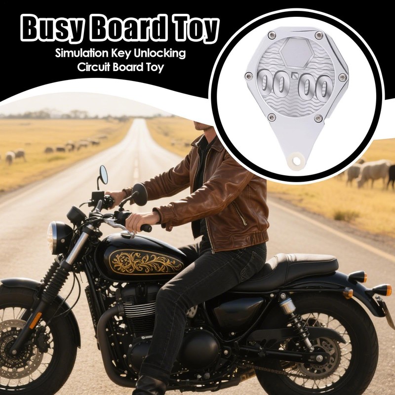 Tax Disc Permit Holder for Motorcycle - Hexagonal Tax Disc