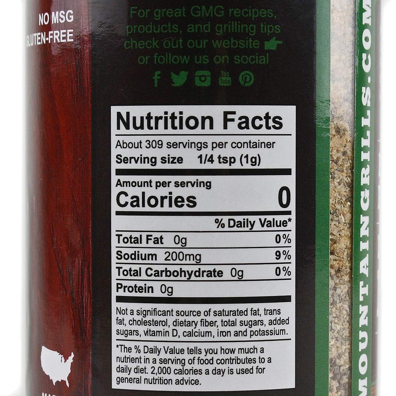 Green Mountain Grills Sizzle Seasoning Dry Rub GMG-7015