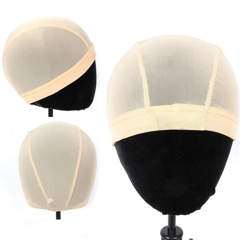 ZQIAN BEAUTY Mesh Dome Caps For Wig 6 Pcs Stretchable