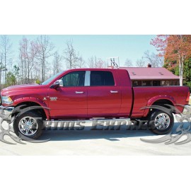 Made in USA - Trims Express fit:2006-2008 Dodge Ram Mega Cab 4Pc Pillar Post Stainless Steel Trim Door Cover