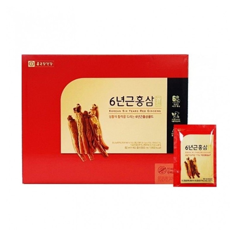 Chong Kun Dang Health 6-year-old red ginseng gold 80ml x
