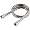 125cm Short Shower Hose - 10mm Internal Bore - Stainless