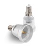 JUNSHI E14 to E27 Adapter Lamp Socket Converter,Small Screw to