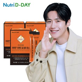 NutriD-Day 뉴트리디데이 프리미엄 카무트 브랜드 밀 효소 3박스 총90포 NutriD-Day Premium Kamut Brand Wheat Enzyme 3 Boxes Total 90 Packs