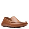 Clarks Men's Markman Plain Loafer, Tan Leather, 13