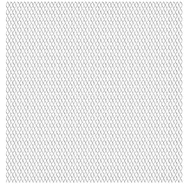 'vidaXL Garden Wire Mesh Display Panel - Stainless Steel Security Fencing, Animal Enclosure and Aviary Material - Durable, Corrosion Resistant - Silver - 19.7"x19.7" Size