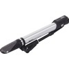 Mini G MasterBlaster 10.8" Silver and Black Bike Pump with