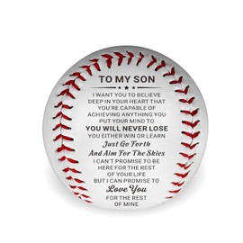 Baseball Gifts for Son Boys 8-12 Son Gifts from Mom Dad Birthday Gifts for Son to My Son Baseball Homerun Gifts Inspirational Baseball Stuff Teen Baseball Gifts for Bonus Son Valentines Christmas