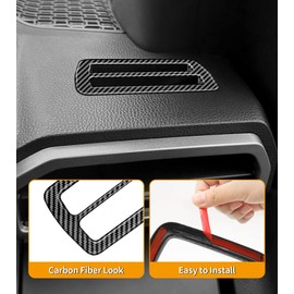 Dashboard Side Air Vent Outlet Panel Cover Decorative Trim Compatible with Toyota Tacoma 2024 2025 2026/2025 2026 4Runner, Dashboard Air Conditioning Vent Outlet Decorative Interior Accessories