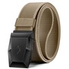 Tactical Belt for Men,BULLIANT Men Stretch Nylon Web Gift Belt