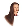 Traininghead 20-22" Female 100% Human Hair Mannequin Head Hair Styling