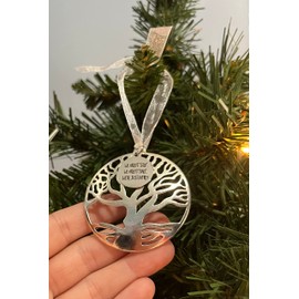 Heart Projects Family Tree Of Life Ornament, We Aren't Step, We Aren't Half, We're Just Family - Christmas