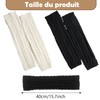 VEGCOO 2 Pairs Leg Warmers for Women, Knitted Leg Warmers,