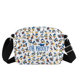 Funny Duck Crossbody Bag Oh Phooey Zipper Pouch Bag Duck Lover Gift Donald Inspired Gift (Oh Phooey HCB CA)