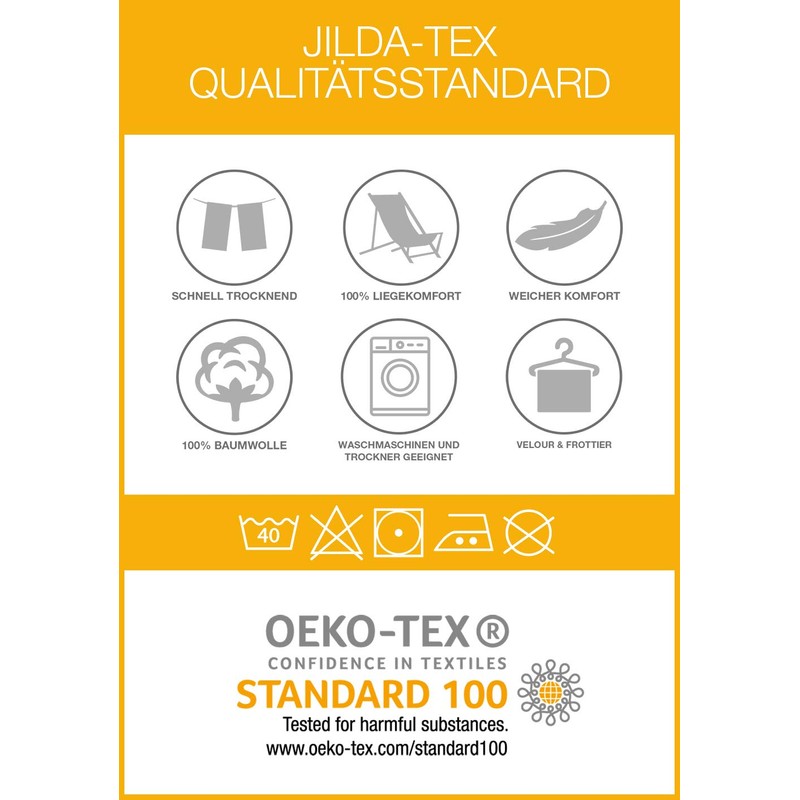 jilda-tex Beach Towel Bath Towel - 90 x 180 cm