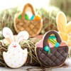 Decora 0255061 AUSSTECHER AUS KUNSTSTOFF KORB UND HASE 2-TLG