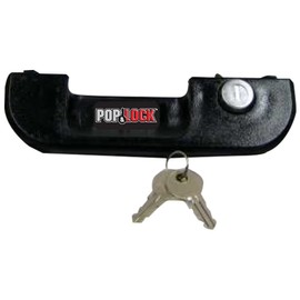 Pop & Lock – Manual Tailgate Lock for Toyota Tacoma, Fits 1995 to 2004 Models (Color Black, PL5100, Standard Lock)