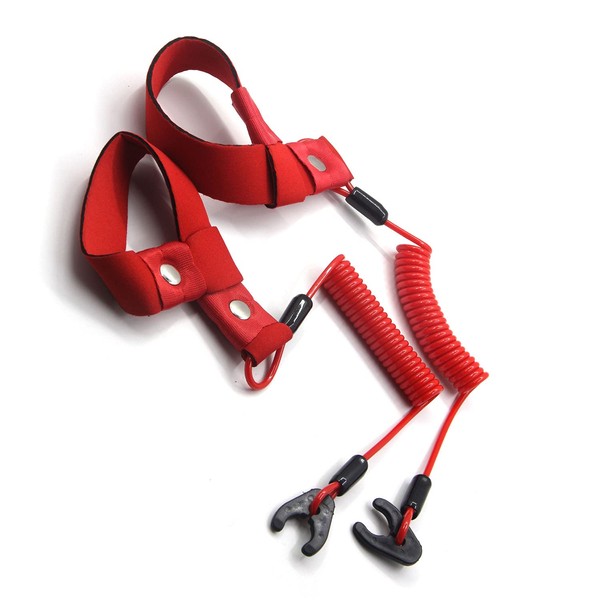 ZOOKOTO 2 Pcs Universal Stop Kill Switch Safety Lanyard Band
