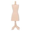 Dollhouse Wooden Mannequin 1:12 Lightweight Mini Clothes Display Holder Model