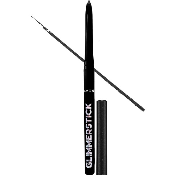 Avon Eyeliner Pencil Glimmersticks Diamonds Eye Liner Black Ice Eye Pencil