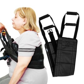 Breffis 35 Inch Transfer Sling For Elderly and Disabled - Lift Assist for Elderly, Gait Belt For Seniors, Patient Lift Mobility Equipment For Elderly, Transfer Belt Lifting Strap for Bedridden Injured