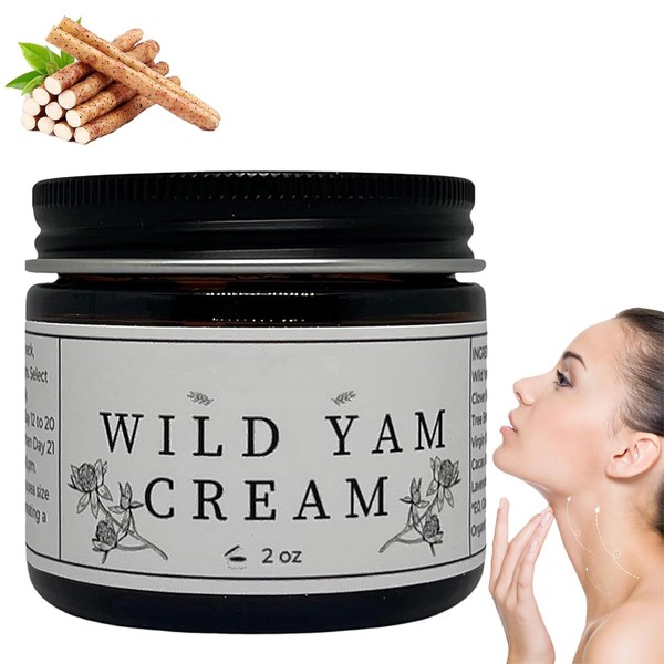 Organic Enriched Wild Yam Creme, Yamswurzelcreme für Damen-Wild Yam Creme