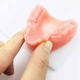 Kit de práctica de sutura YOUYA DENTAL kit de sutura oral para entrenamiento de sutura para médicos dentales, 16 piezas, incluyendo silicona suave biónica tipos de heridas orales múltiples, 3 almohadillas de sutura oral diferentes para dentista