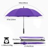 RUMBRELLA Golf Umbrella Windproof UV Umbrellas Large UPF 50+ Auto
