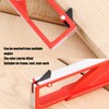 Woodworking Square Multi Angle Professional L Shaped Aluminum Alloy Scribing