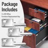 3 Pcs H51 File Cabinet Replacement Key Compatible with Hirsh,