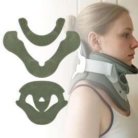 Cervical Collar Replacement Pads Compatible with Vista - Neck Brace Liner Inserts Cushion for Orthopedic Post-op Care, One-Size, 1 Set (1)
