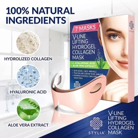 Stylia 7 Piece V Line Shaping Face Masks  Lifting Hydrogel Collage