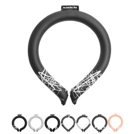 monochroice Cool Ring, Cool Neck Ring, Heatstroke Prevention, Heat Prevention (Random Line, Small)