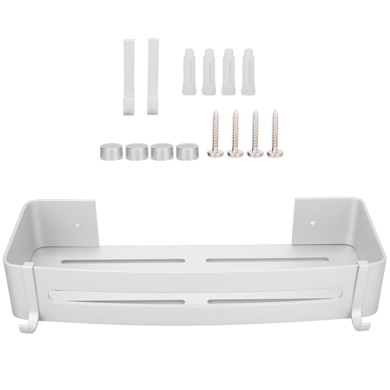 Wall Storage Rack Aluminum Corner Shower Caddies Wall Mounted Bathroom