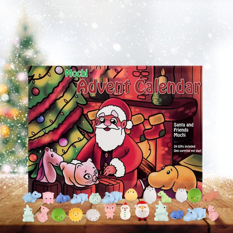 2021 Christmas 24 Days Countdown Calendar Blind Box Relieve Stress