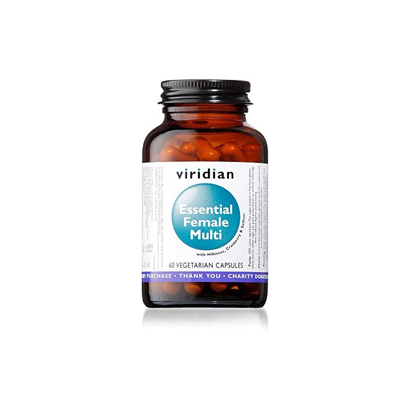 Viridian Essential Female Multi - Hibiscus and Cranberry - 60