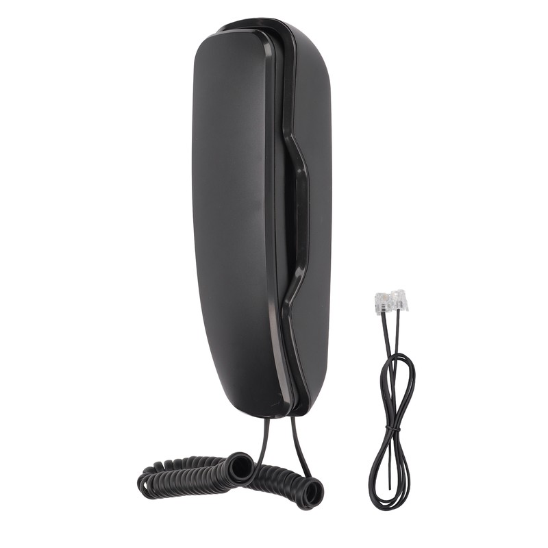 Wall Mounted Phone Redialing Mute Function Corded Telephone for Home