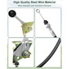 AUGREX 064-8057-00 Lawn Mower Brake Cable Fit for Bad Boy
