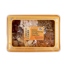 Herbal Strengthening Chicken Soup Mix 太子參蟲草花燉雞湯料包 Soup Made Easy! 3-4 Servings 5.82oz