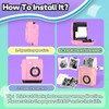 Printer Paper,6 Rolls for Kids Instant Print Camera,HD Printing Thermal