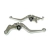 Zafina-UP Silver CNC 6 Position Shorty Brake Clutch Lever for