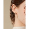 Earrings Pearl 14k Gold Plated Non Hole Earrings for Women