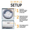 GE Mechanical Grounded Outlet Timer, Dual Plugs with 3 Prongs,